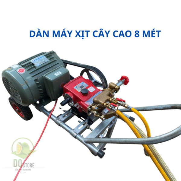 Bộ Dàn Máy Xịt Cây Cao 8 mét ( Motor Hồng Ký 1.5HP Và Đầu Xịt Fancol 1hp ti sứ )