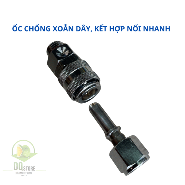 Ốc chống xoắn dây xịt thuốc, kết hợp nối nhanh ( Mẫu Đài Loan )